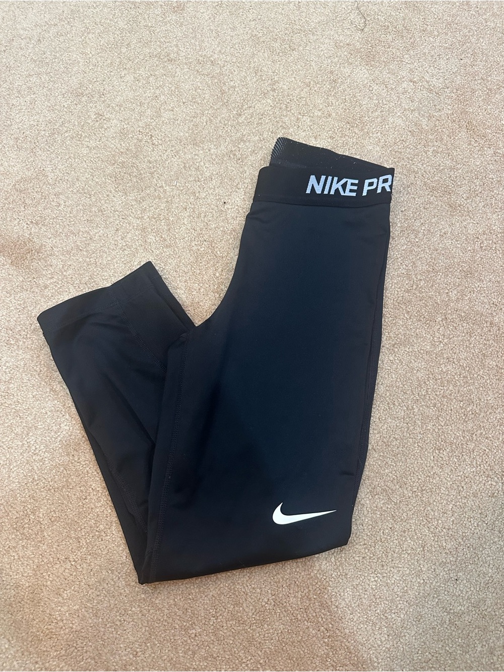 Nike Pro Cropped Black Compression Leggings